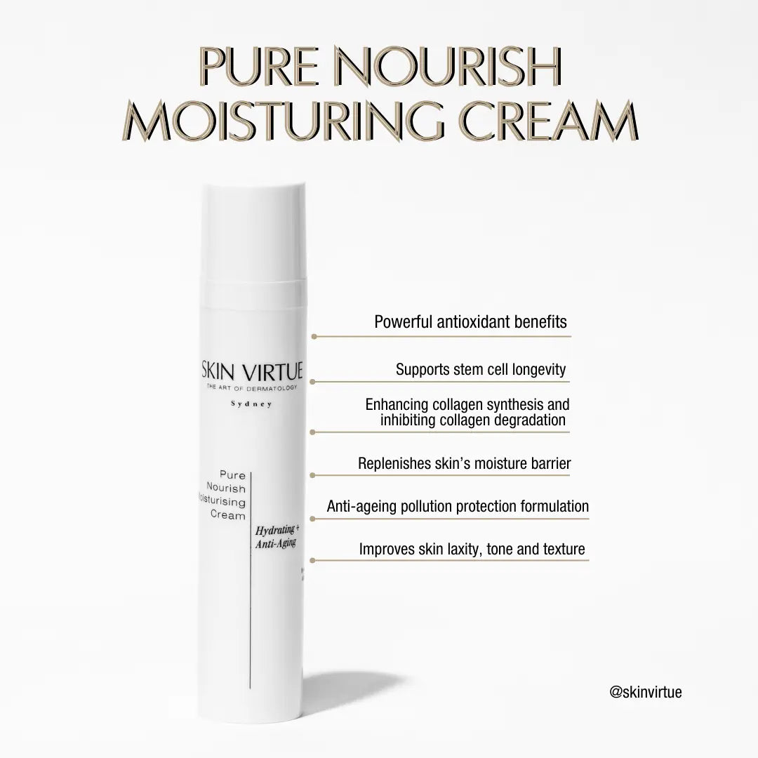 Pure Nourish Moisturising Cream 10ml - Skin Virtue