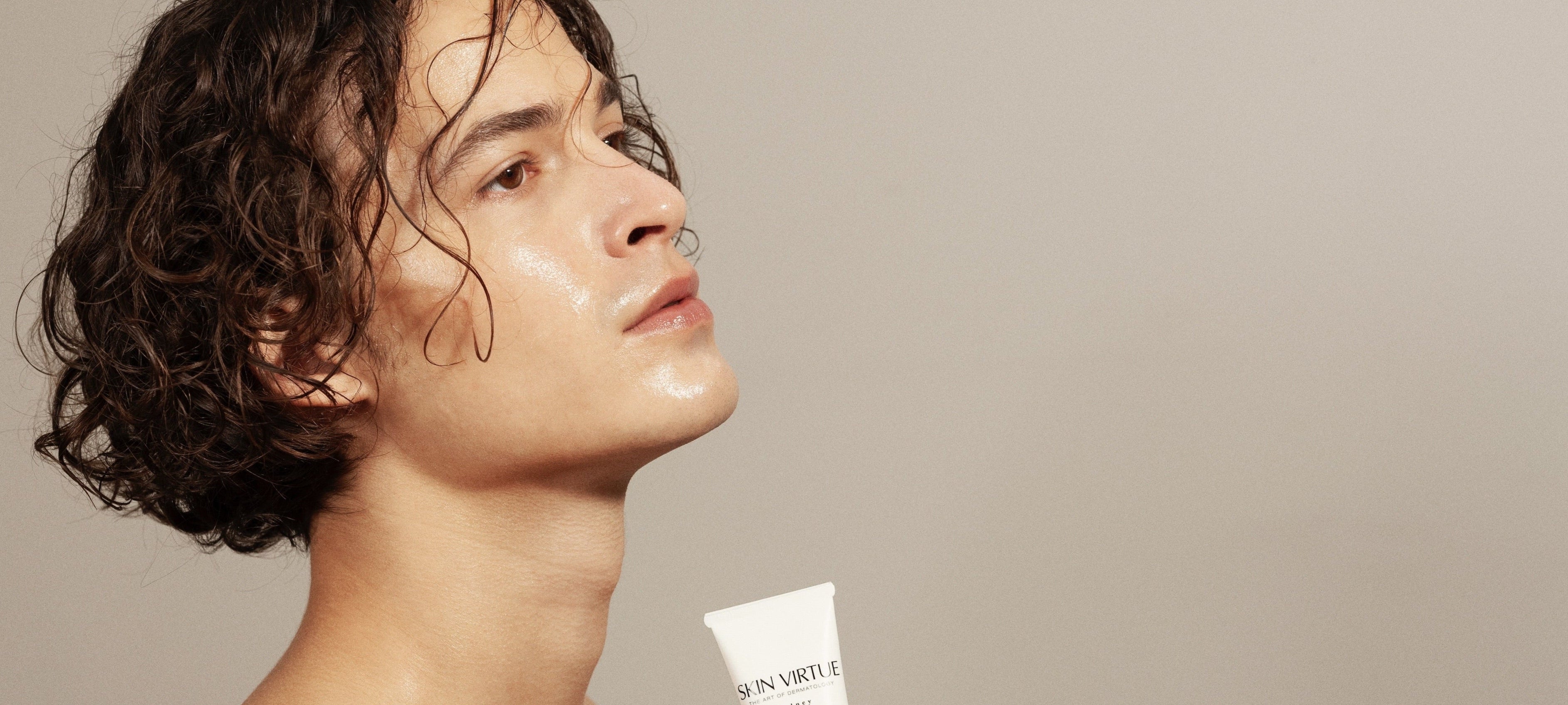 Dehydrated Skin with male model