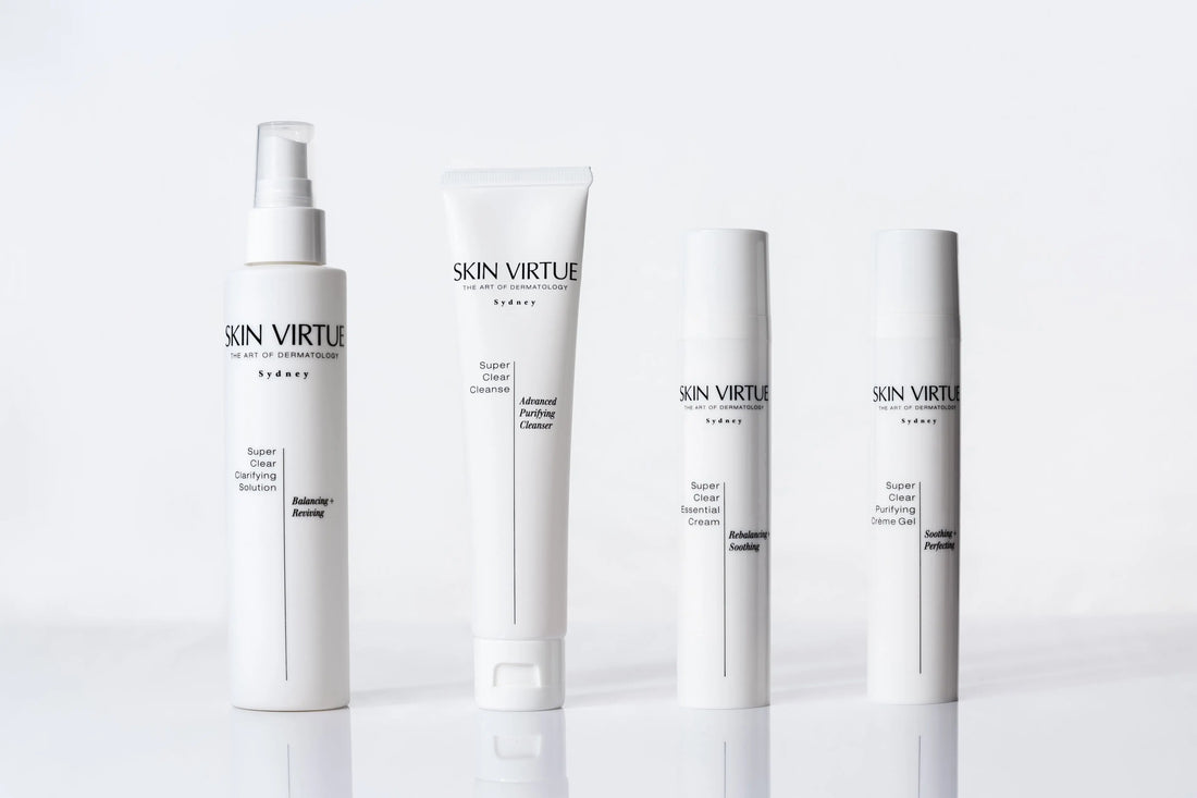 How to Structure a Skincare Routine for Sensitive, Blemish-Prone Skin with Skin Virtue’s Super Clear Collection - Skin Virtue