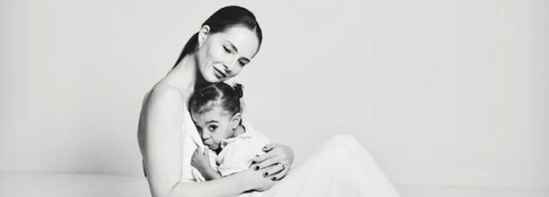 Nina and Natalija hugging