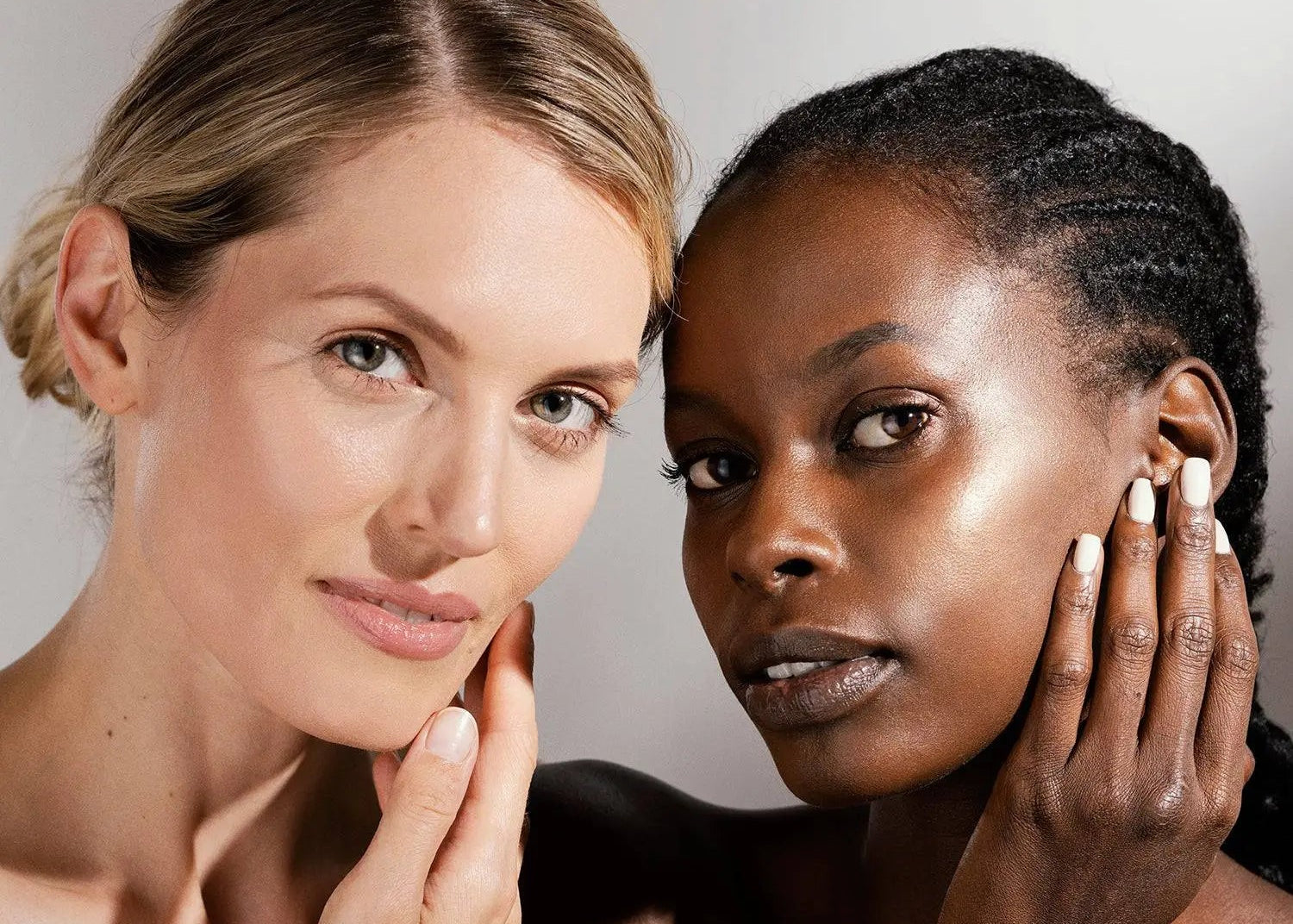 All skin types - black and white model