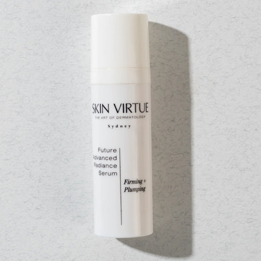 Future Advanced Radiance Serum Product Flat Lay