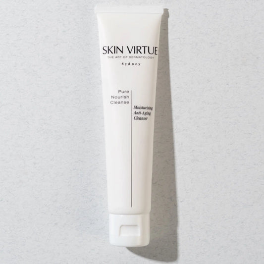Pure_Nourish_Cleanse-Skin_Virtue_-_Pure_Nourish_Collection_-_Cream_Cleanser_-_Dry_Compromised_Skin_Barrier_-_Product_Flat_Lay