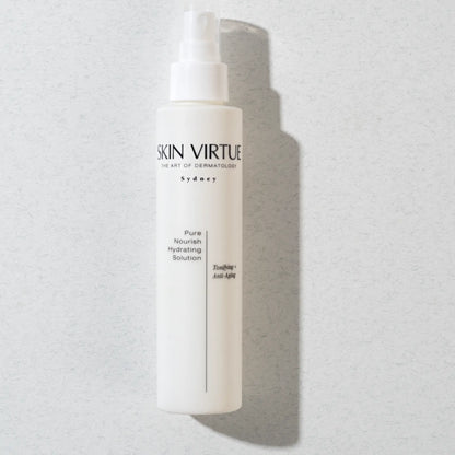 Pure Nourish Hydrating Solution Product Flat Lay