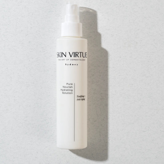 Pure Nourish Hydrating Solution Product Flat Lay