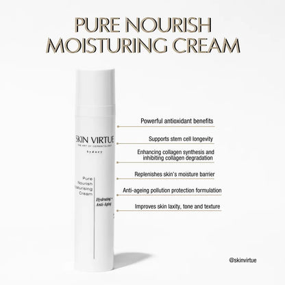 Pure Nourish Moisturising Cream 10ml - Skin Virtue