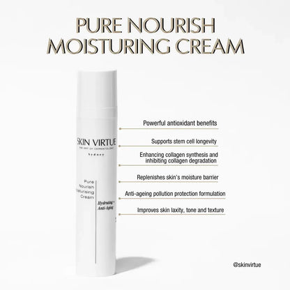 Pure Nourish Moisturising Cream 10ml - Skin Virtue