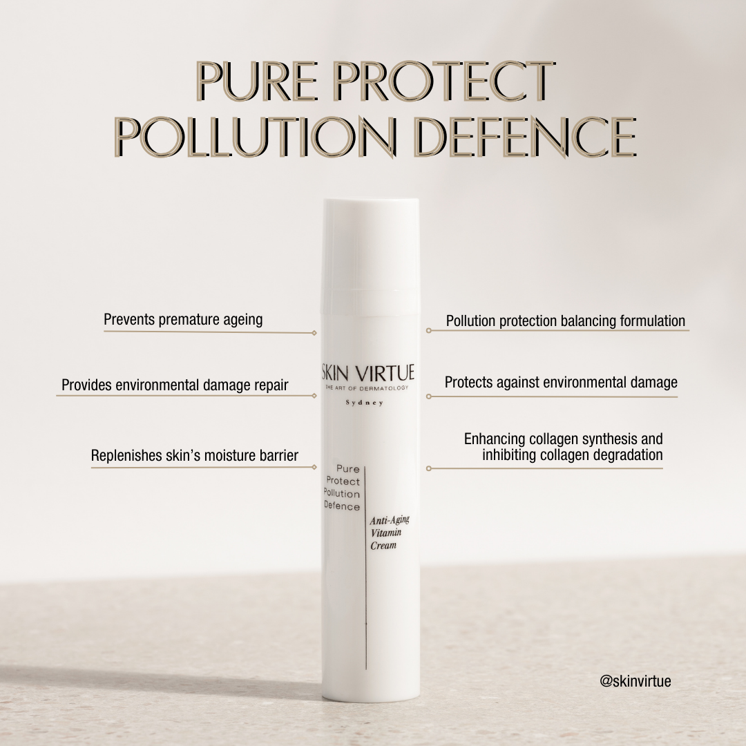 Pure Protect Pollution Defence product infographic