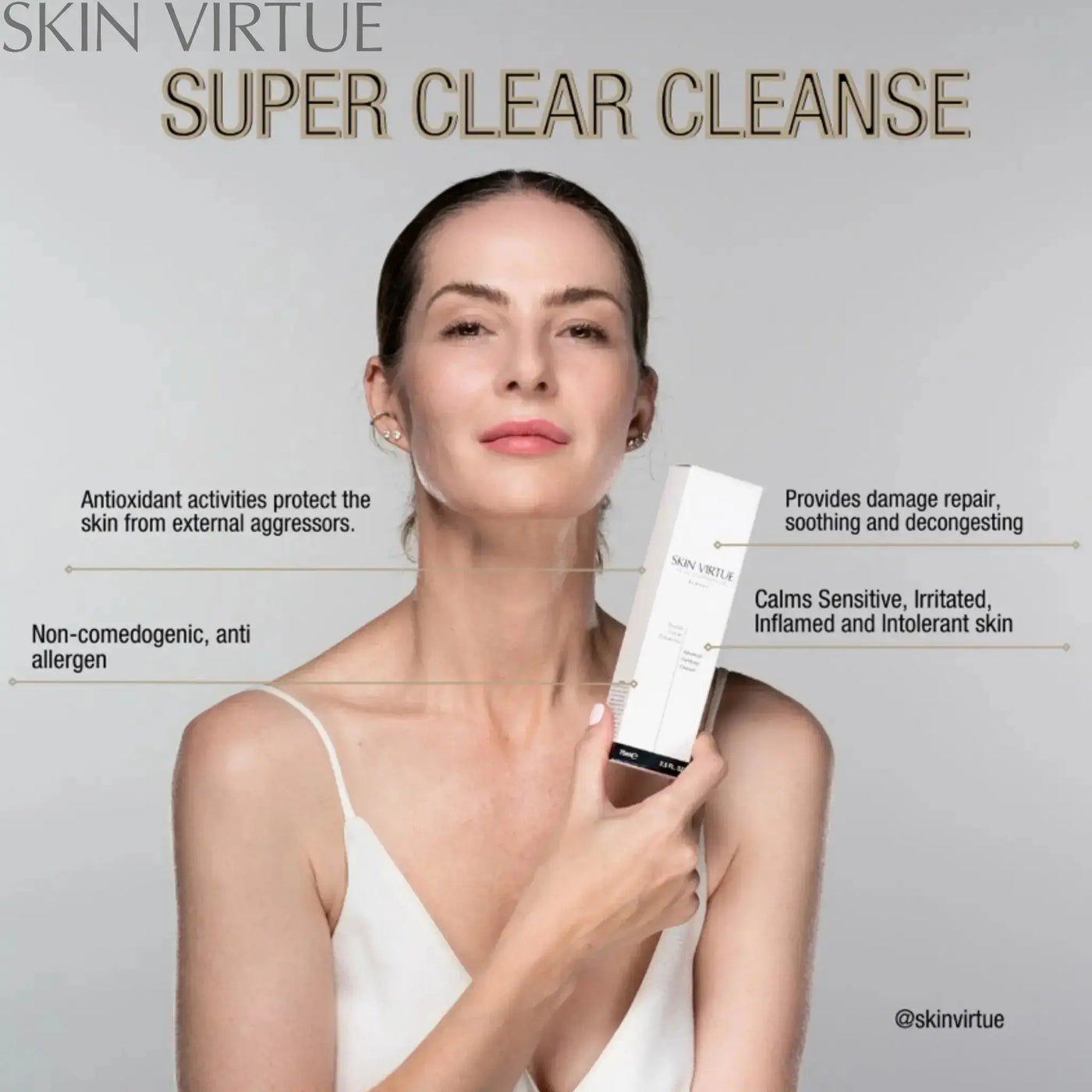 Super Clear Cleanse product infographic
