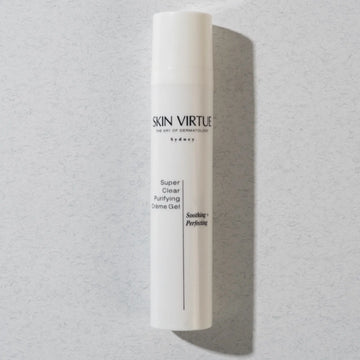 Super_Clear_Purifying_Creme_Gel-Super_Clear_Purifying_Creme_Gel_-_Skin_Virtue-Oily_Combination_Skin-_Blemish_Redness_Contol-Blemish_contol-_Vitamin_C-_Zinc-_Flat_lay
